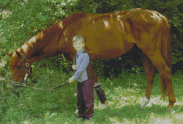 Grant with horse